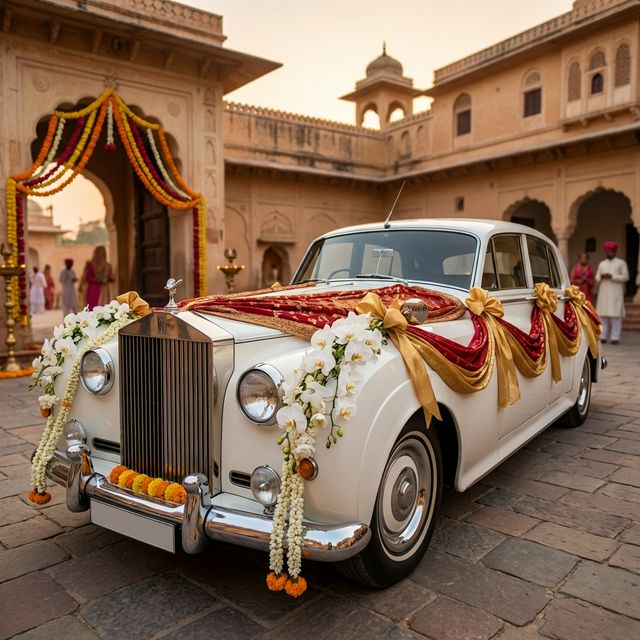 Chauffeur opening car door